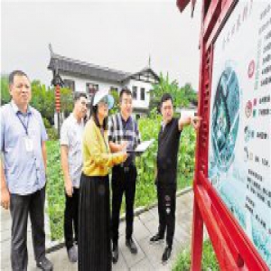 路桥区新桥镇纪委邀请各界代表组成“清洁家园”督查考评团