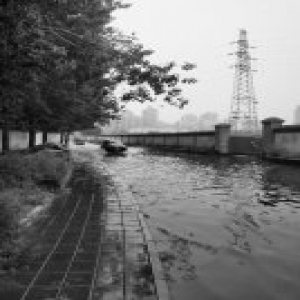 张仪村路南侧一段无名道 积水快漫过马路牙子了