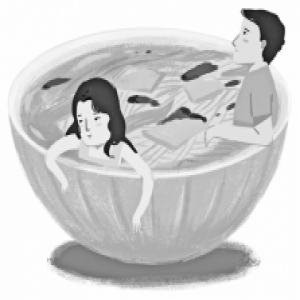 男女分享一碗汤 为什么就暧昧了呢