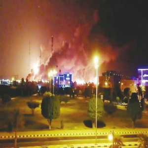 沙特两处石油设施遭无人机“空袭”