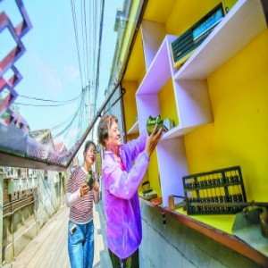 老物件“请上墙” 通州15条背街小巷“靓”起来