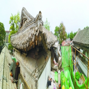 胡同拆违亮出民国总统“听松楼”