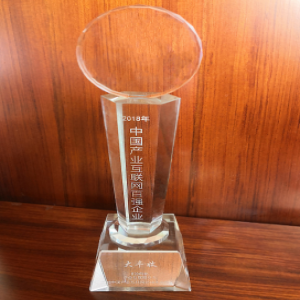 大丰收揽中国产业互联网领袖年会双料大奖