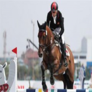 华天马术三项摘铜 日本选手大岩义明得冠