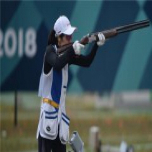 魏萌飞碟双向摘银 和冠军仅1中之差