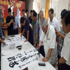 北京房山大石窝镇书画展庆新中国成立70周年