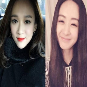 陈乔恩晒V脸调侃赵丽颖脸圆：颖宝宝 你是O