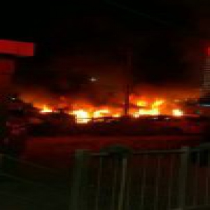 北京地铁9号线科怡路站停车场被曝发生火灾(图)