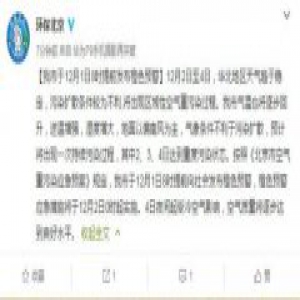 北京提前发橙色预警 未来三天达重污染状态