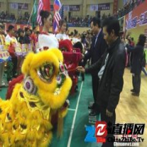 中国—东盟18支舞狮队广西钦州“争霸”