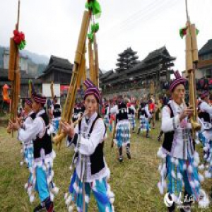 广西龙胜：侗族同胞欢度“冬节”