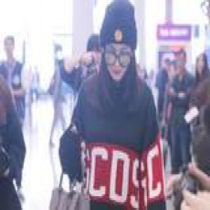 李宇春唐嫣靠毛线帽偷懒时髦一冬天