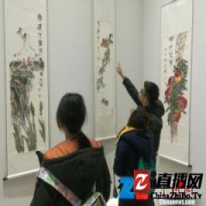 齐白石传人张剑峰个人作品世界巡回展在四川绵阳亮相