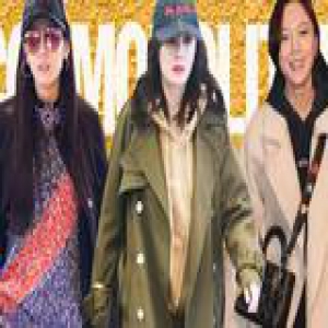 杨幂热巴爱上了超长大衣 秋冬不用露脚踝