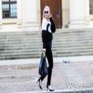 全黑造型更出彩 宋佳王子文这么酷全靠一身黑