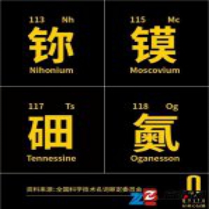 周期表新元素中文定名， “鉨”的名字意为“日本”