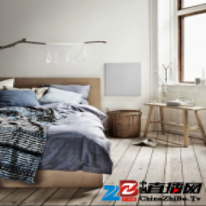 长条木地板打造北欧风卧室