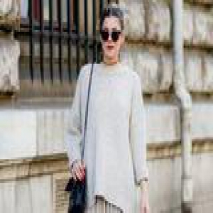 张天爱周冬雨早春玩混搭 裙装配长裤抢眼又时髦