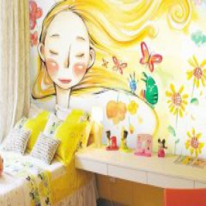 定制创意无限的手绘墙，让你家旧貌换新颜