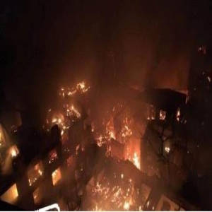 火光冲天!福州台江区大利嘉附近民房起火 具体详情经过曝光