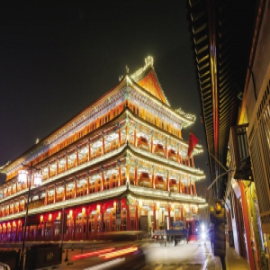 杨柳青古镇夜色幻彩动人