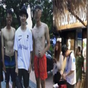 林俊杰与美女冲浪 经纪人出面解释称是工作人员