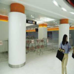 地铁5号线下瓦房站整装亮相 设备已调试完毕