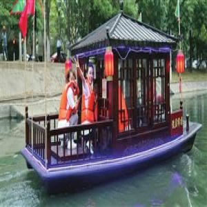 首批6条仿古游船13日晚将亮相运河新天地夜市
