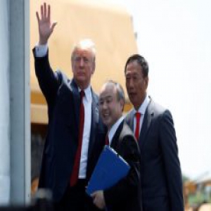 特朗普称软银在美投资720亿美元 比500亿的承诺多