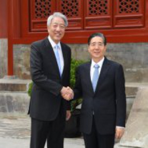 郭声琨会见新加坡副总理张志贤