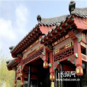 河北省第二届园林博览会衡水、沧州城市展园施工进入收尾阶段