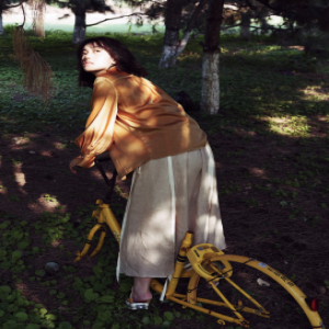 陆琦蔚最新写真摩登复古 诠释极致质感